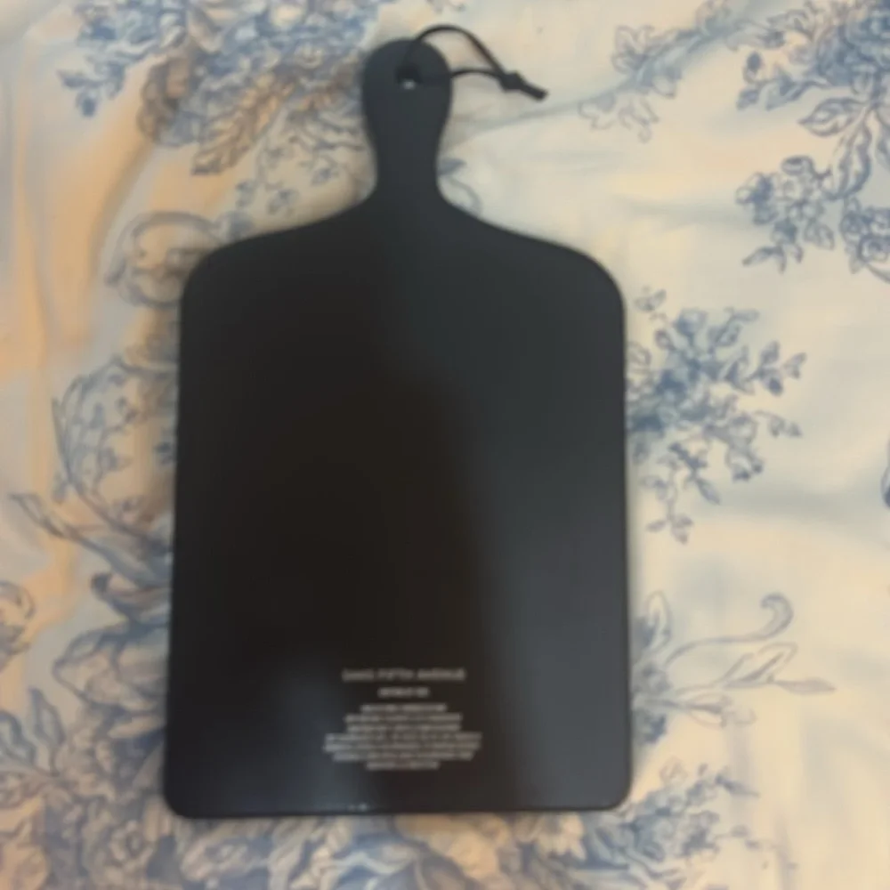 Saks fifth avenue Black Cityscape Cutting Board